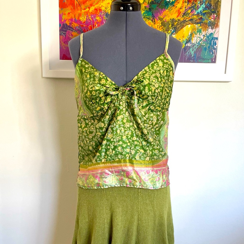 Beautiful Silk Reversible Top